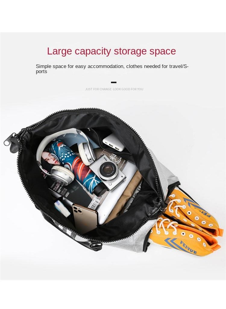 Yoga Fitness Bag With Independent Shoe Stand Hanging Bag Large Capacity Travel Bag Travel Luggage Boarding Bag