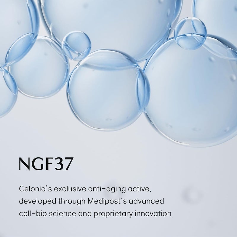 CELINO سيروم مضاد للشيخوخة مركز من خلايا جذعية حيوية من CELONIA لحل مشاكل البشرة المنزلية، أمبولات 10 مل × 4، للبشرة، الببتيدات، للتجاعيد الدقيقة، ندبات حب الشباب، تصحيح البقع الداكنة، تقليل الاحمرار - Image 4