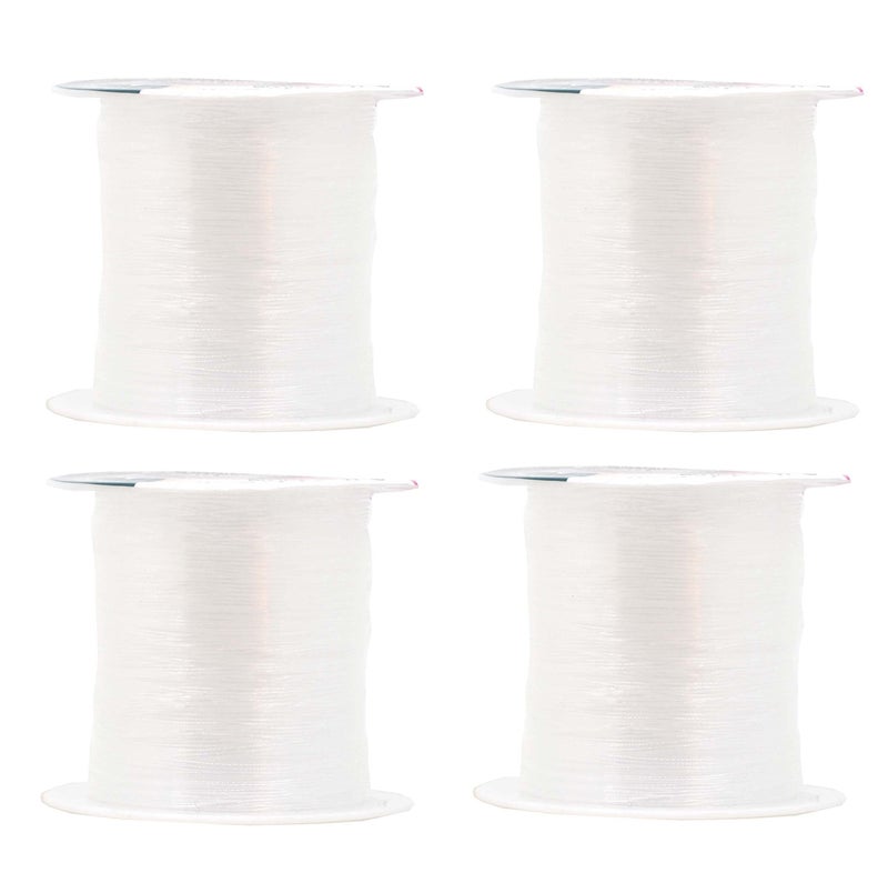 Mandala Crafts 03mm Nylon Invisible Thread for Sewing Quilting  Fishing Line Monofilament Transparent Thread for Wigs Beading  306 Yds Clear String for Hanging Decorations