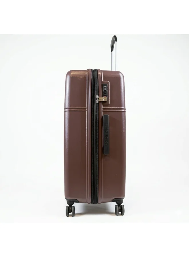 CALVIN KLEIN  Calvin Klein Hardside Luggage on Wheels | Ultra light weight with 4 Wheels | Color Rose Taupe  | Best Price UAE