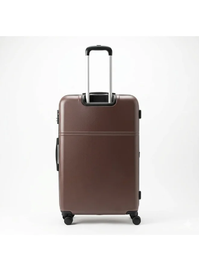 كالفن كلاين حقيبة سفر كالفن كلاين صلبة بعجلات | خفيفة الوزن للغاية بأربع عجلات | لون وردي رمادي