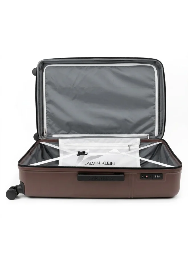 CALVIN KLEIN  Calvin Klein Hardside Luggage on Wheels | Ultra light weight with 4 Wheels | Color Rose Taupe  | Best Price UAE