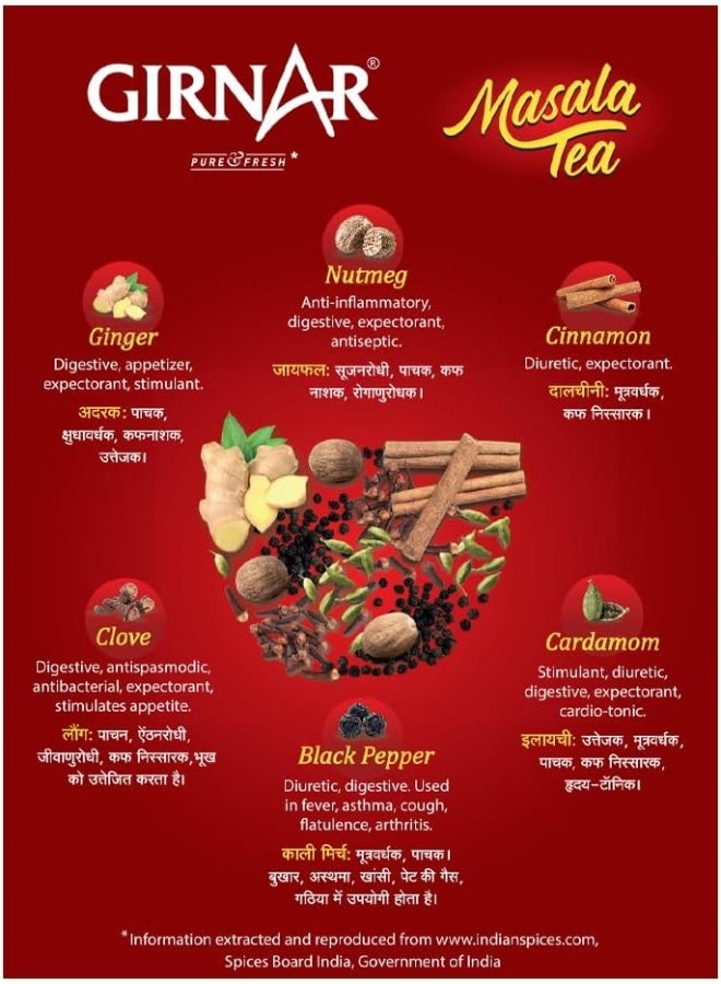 Girnar شاي جيرنار رويال كاب ماسالا الأسود السائب (250 جرام) - Image 4
