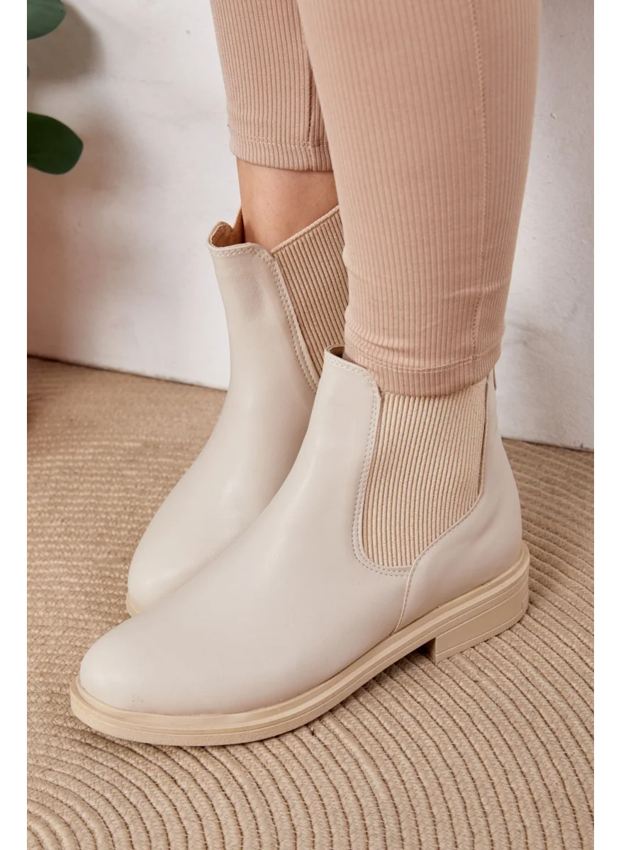 Tofisa Women's Cream Boots - 26389