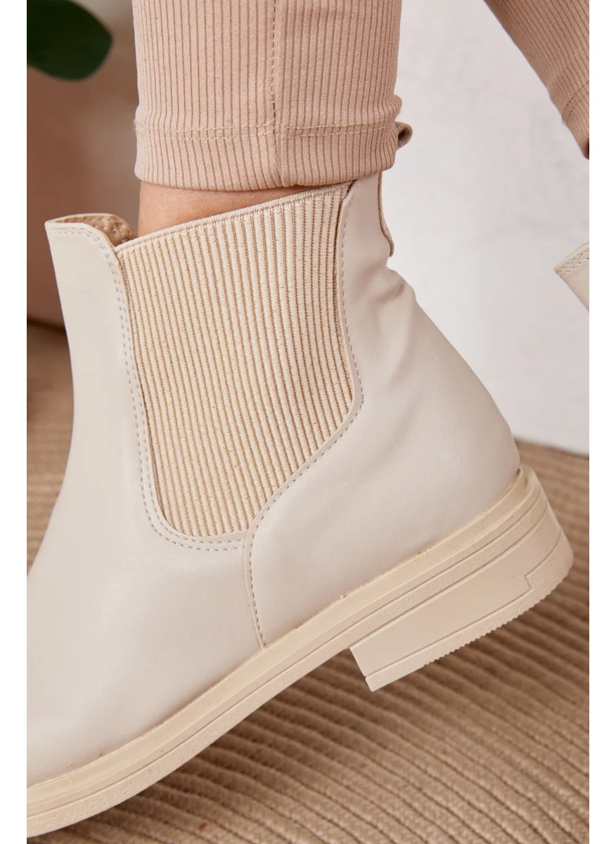 Tofisa Women's Cream Boots - 26389