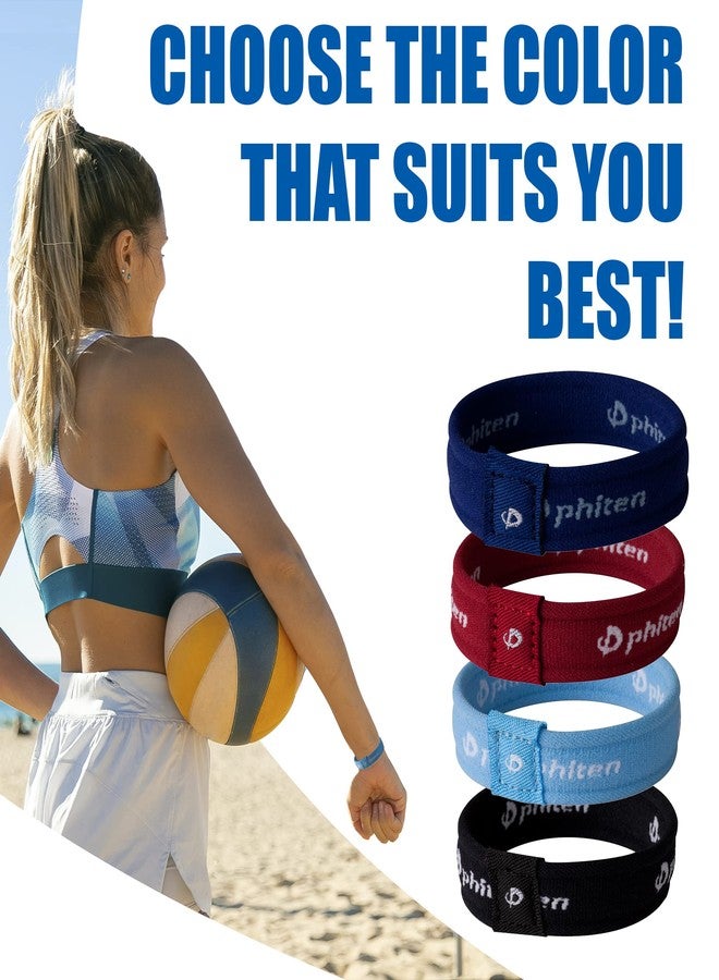 Phiten Titanium Classic Bracelet - Lightweight Elastic Sport Wristband with Aqua-Titanium Technology for Alternative Healing - Blue, 6.75 Inch - Image 4