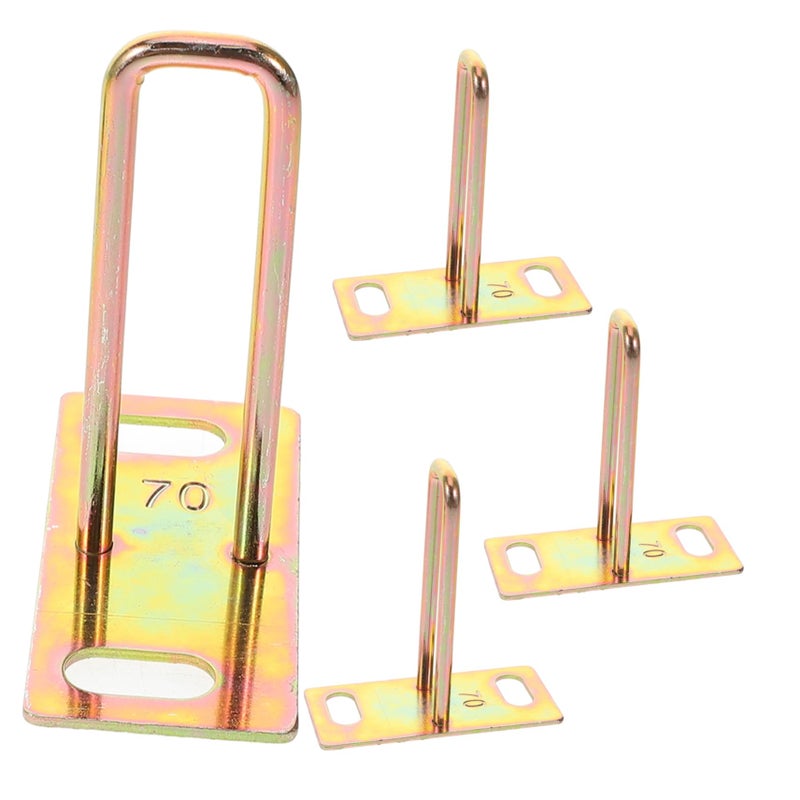 Motorcycle Seat Cushion Locks 4PCS Sturdy Metal Anti Theft Security Locking Device - Image 2