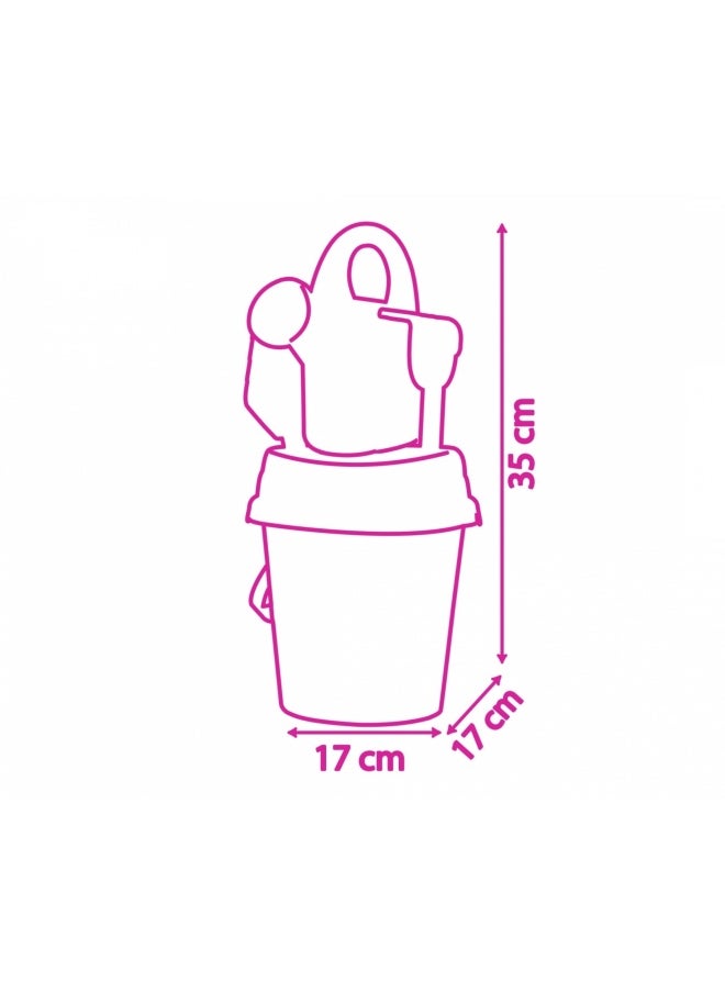 Gabby's Dollhouse - Gabby's Dollhouse Medium Garnished Bucket Sand Toy Set (6 Pieces) - Image 1