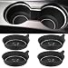 BFXM 4 PCS Car Cup Coasters Universal Cup Holder Coaster for Car Accessories Bling CupHolders Insert for Women NonSlip Silicone Car Cup Holder Coasters - Image 2