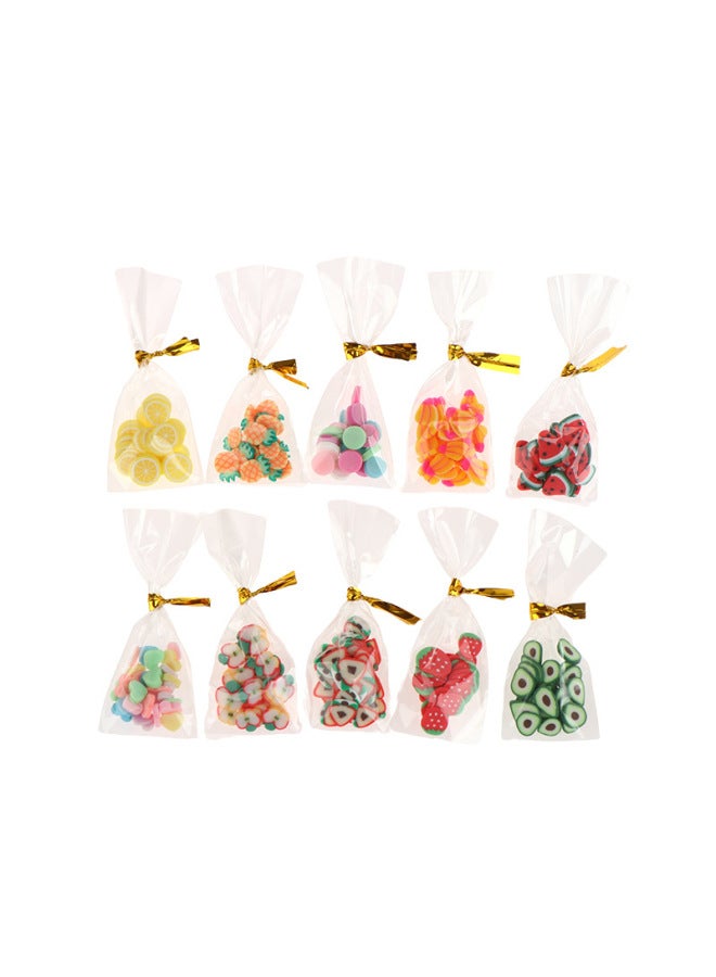 Miniature Snack Set For Dollhouse 1:12 Scale One Bag Of Dried Fruits And Candy Snacks Collectible Micro Model Garden Decoration-Color:a Bag Of Strawberries - Image 2