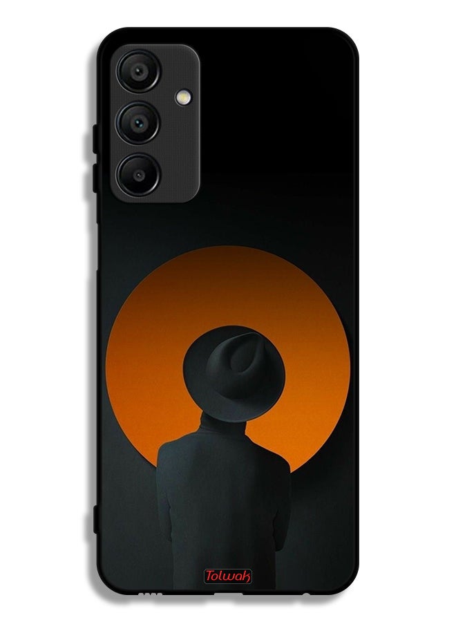 Tolwak Samsung Galaxy A15 4G Protective Case Cover Hat Boy Art - Image 1