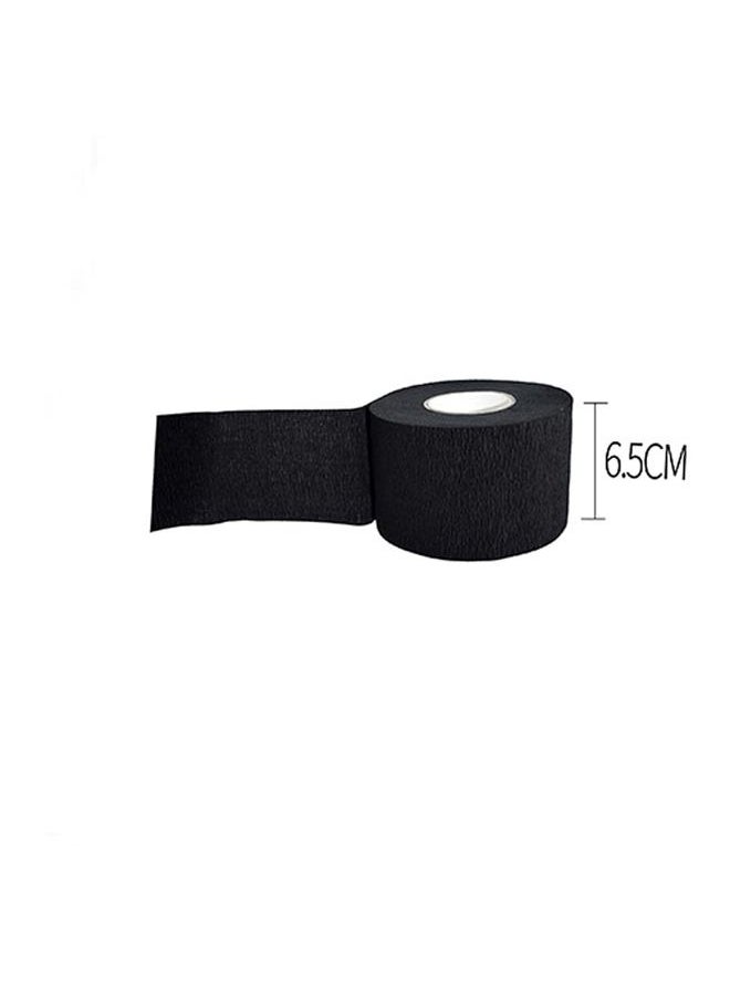 esowemsn 2 Rolls of Disposable and Flexible Black Barber Neck Strips for Hair Styling, Salon Cutting, Coloring, and Hairdressing  - Image 3