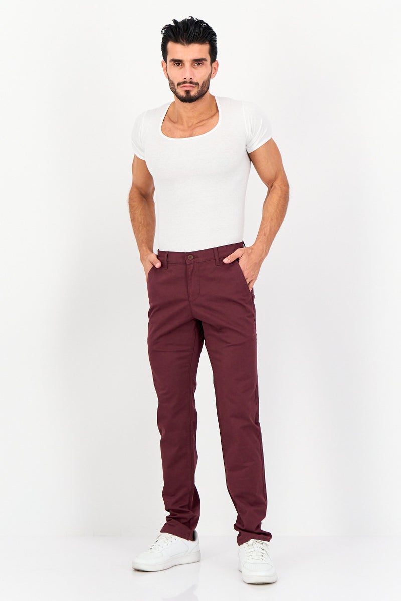 Levi's سروال تشينو ضيق للرجال، مارون - Image 2