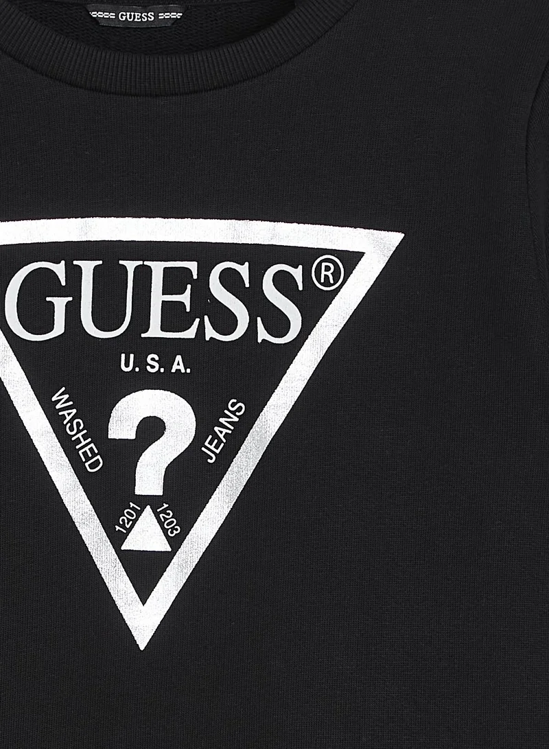 GUESS Kids Foil Triangle Logo Sweatshirt