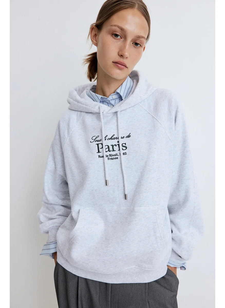 H&M Motif-Detail Hoodie