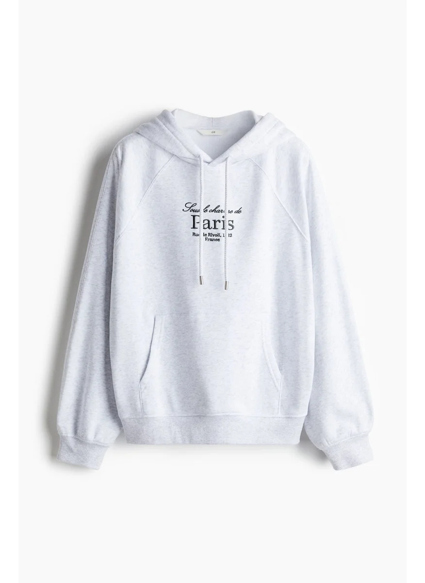 اتش اند ام Motif-Detail Hoodie