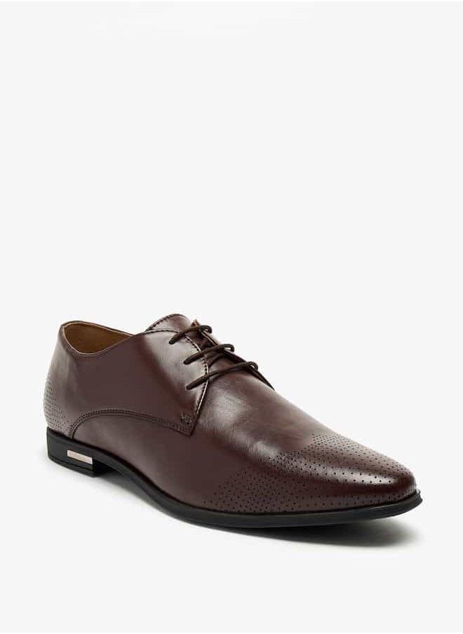 LBL by Shoexpress Men Solid Lace-Up Derby Shoes  - Image 1