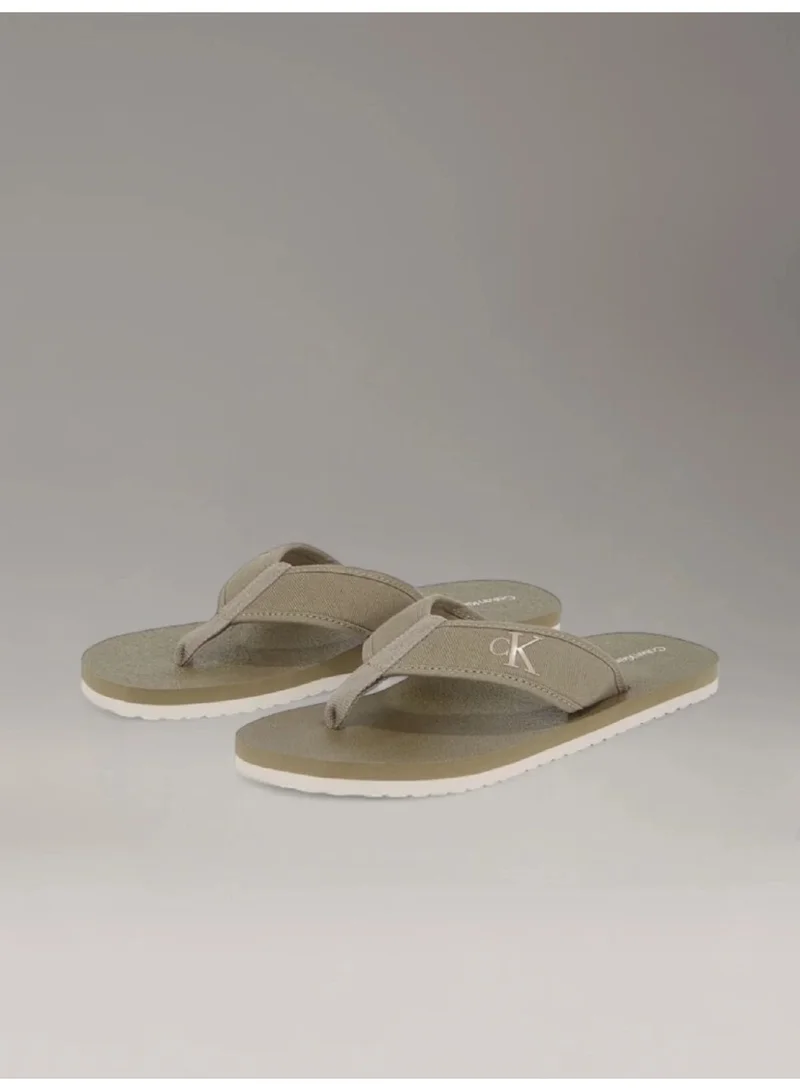 Calvin Klein Jeans Canvas Flip Flops