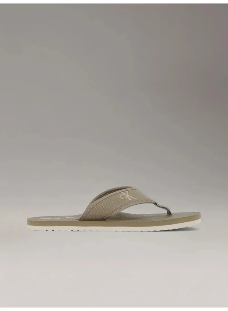Calvin Klein Jeans Canvas Flip Flops
