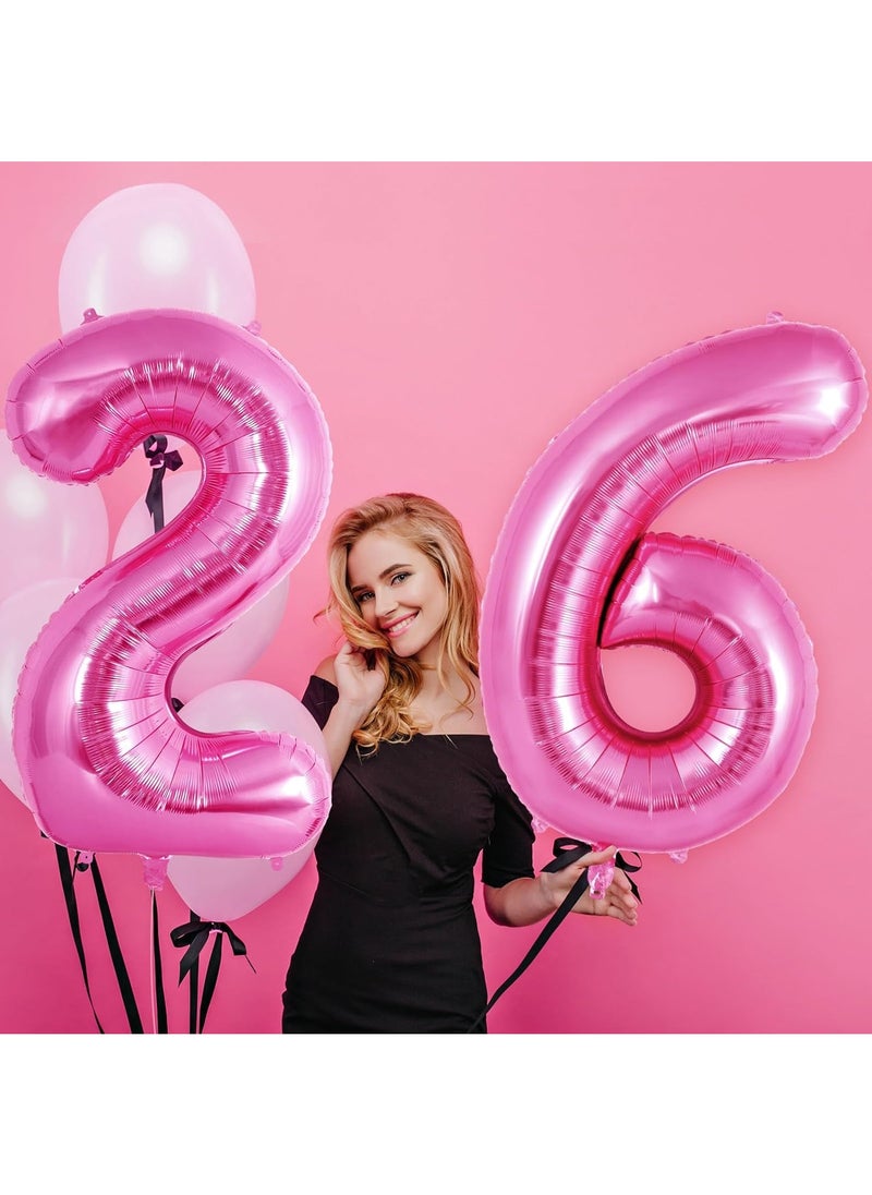 40 Inch Gold Digit Helium Foil Birthday Party Balloons Number 6  - Image 5