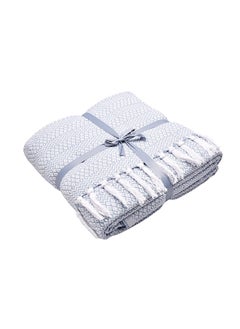 ebarza Karaca Home Levi Mavi Light Blue Double Pike  - Image 1