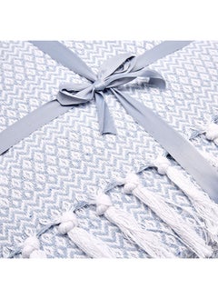 ebarza Karaca Home Levi Mavi Light Blue Double Pike  - Image 2