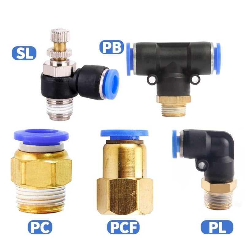 Pneumatic Quick Connect Fitting Male Female Thread Hose Pipe Connector - Image 5