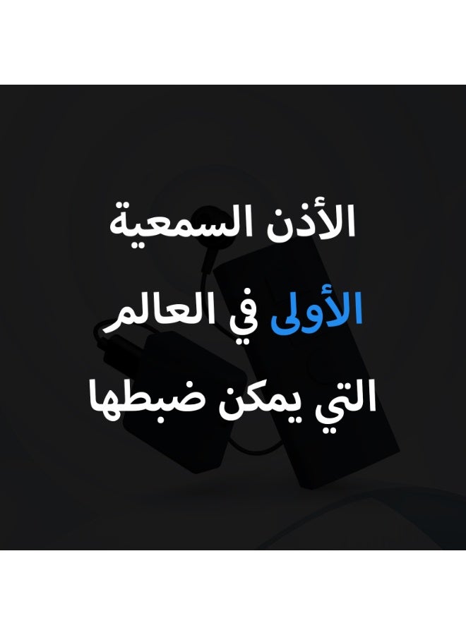 Britzgo 【Innovative Remote-Control】 Split-Style Hearing Aid with Collar Clip + Comfortable Earphone Wire + Remote Volume/Mode Adjustment – Rechargeable Hearing Amplifier Designed for Seniors - Image 2