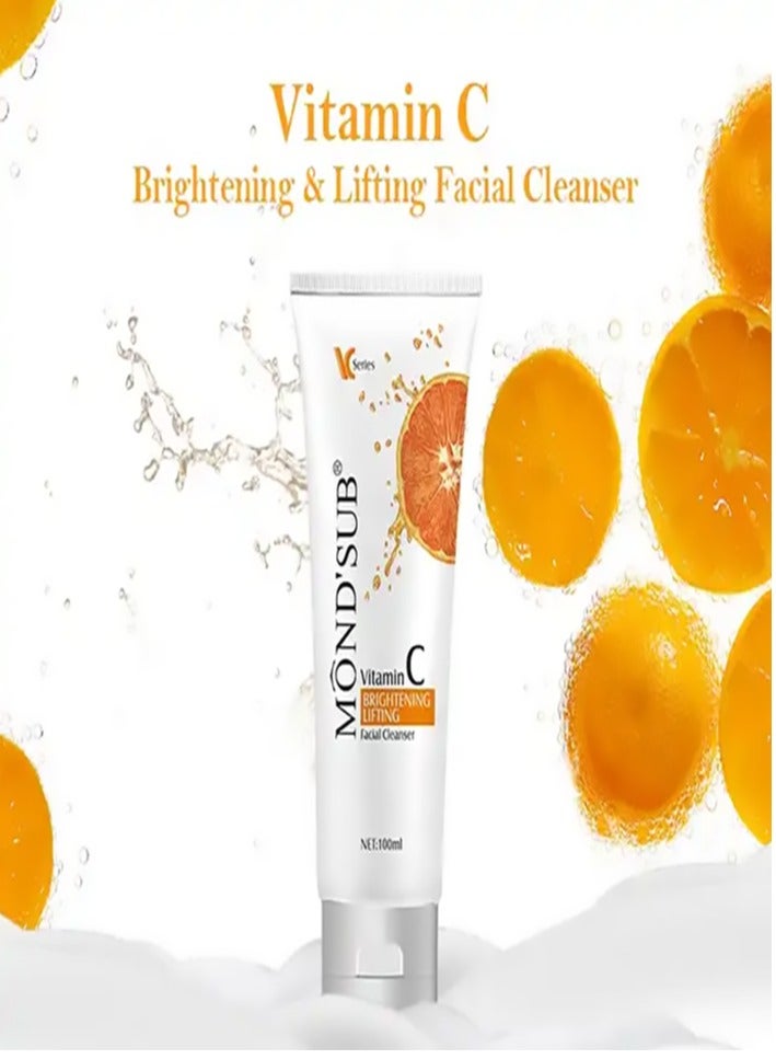 Mond'sub 6-Piece Vitamin C Anti-Aging Skin Care Set Orange/White - Image 5