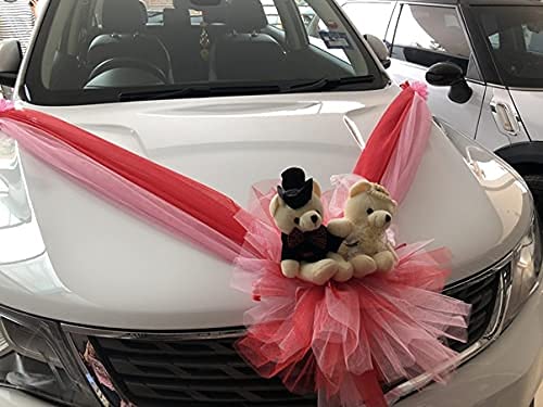 3A Featuretail Flower Mesh Net 10 mtr for Bouquet Decor, Gift Wrapping, Party Hall Decor & Trousseau Gift Packing (Pink, 30 inch Width, 10 mtr Length) - Image 2