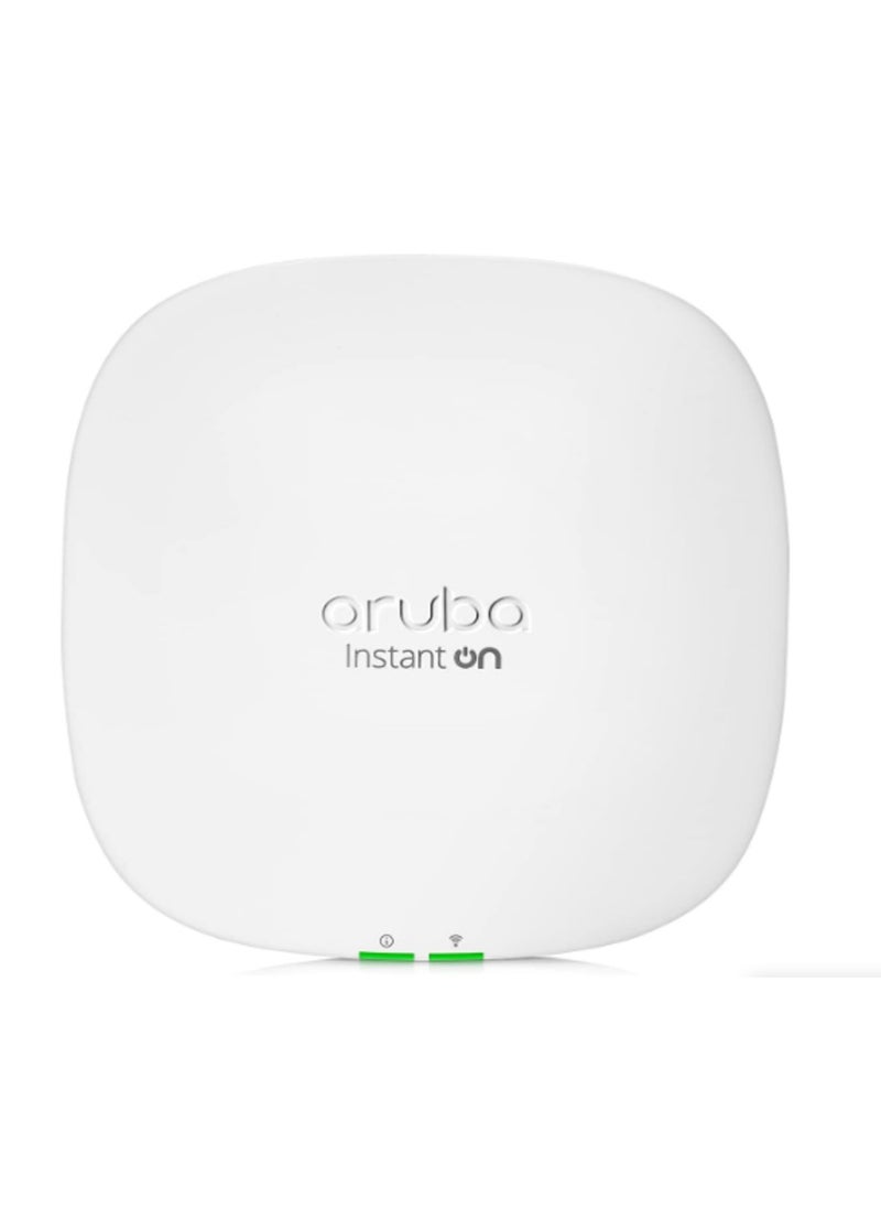 Aruba Networks - Aruba Instant on AP25 .11ax 4x4 Wi-Fi Access Point | RW Rest-of-World Model | Power Source Not Included (R9B28A) - Image 1