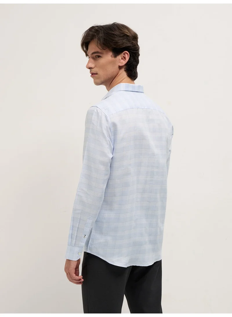 THE BEAR HOUSE  Men’s Long Sleeve Shirt – Classic, Comfortable and Stylish Essential for Work, Travel or Casual Outings for Men | Best Price UAE