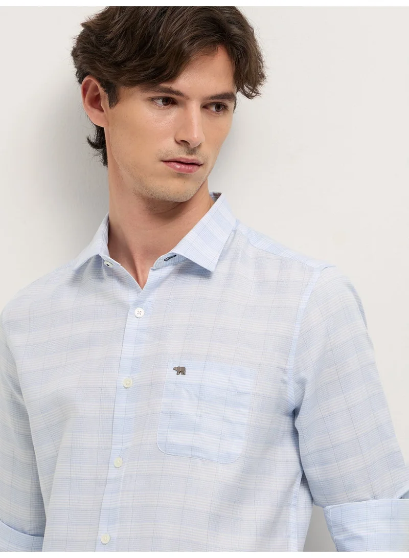 THE BEAR HOUSE  Men’s Long Sleeve Shirt – Classic, Comfortable and Stylish Essential for Work, Travel or Casual Outings for Men | Best Price UAE