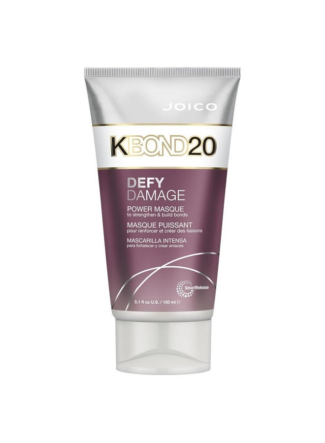 Joico Defy Damage KBOND20 Power Masque | For Stronger, Hydrated Hair | Color-Safe | Rebuild & Protect Bonds | Paraben-Free | Animal-Test Free Formula | 5.1 Fl Oz - Image 1