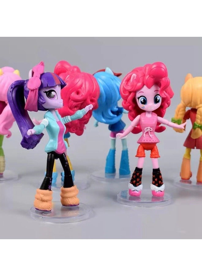 general My Little Pony: Friendship Is Magic Desktop Decoration Doll Model Collection Decoration Toys Gifts for Family and Friends - Image 3