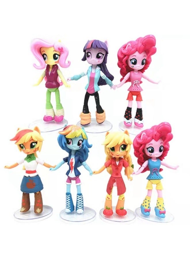 general My Little Pony: Friendship Is Magic Desktop Decoration Doll Model Collection Decoration Toys Gifts for Family and Friends - Image 1