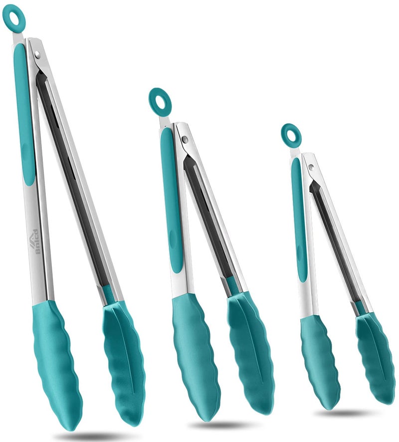 600 Heat Resistant Kitchen Tongs for Cooking with Silicone TipsMaywe Tanso 12Inch Stainless Steel Locking Cooking Tongs Food Tongs for BBQCookingSalad and Serving FoodHeavy DutyNonStickBlack