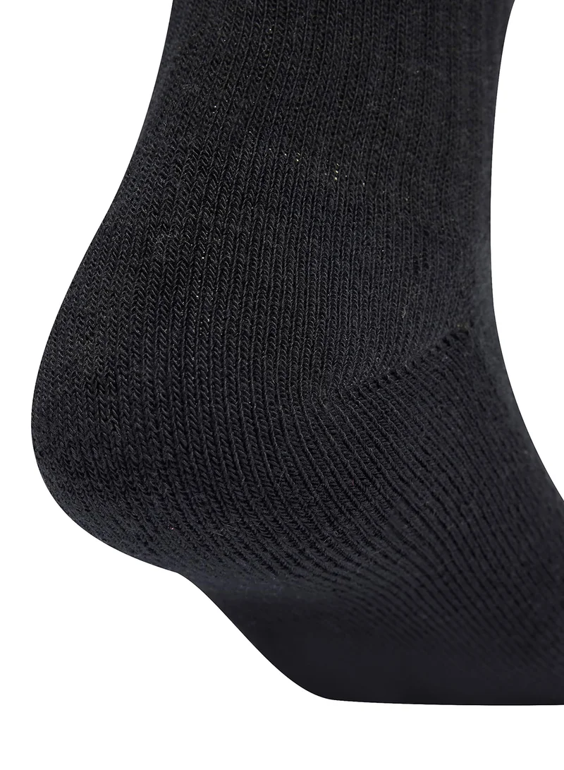 Adidas 6 Pack Linear Cushioned Crew Socks
