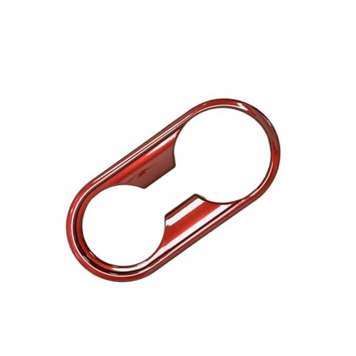 MUXEE لكيا فورت 2019 2020 2021 2022 2023 2024 غطاء لوحة حامل الأكواب باللون الأحمر النبيذي - ترقيات رياضية لملحقات الداخلية (1 قطعة) - لا يناسب طرازات GT-Line و GT - Image 1