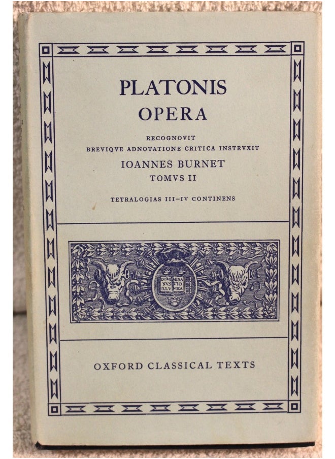 Plato Opera Vol. II: (Par., Phil., Symp., Phdr.; Alc. I, II, Hipp., Am.)  - Image 3