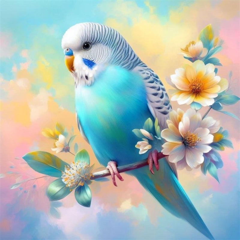 Hestarcul Diy Bird Diamond Art Kits For Adults 5D Diamond Painting Kit For Beginner Full Round Gem Art Paint By Diamond For Home Wall Decor Gift For Adult. - Image 1