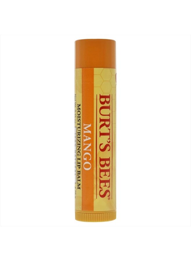 Burt's Bees Mango Moisturizing Lip Balm By Burts Bees for Unisex, 0.15 Ounce - Image 1