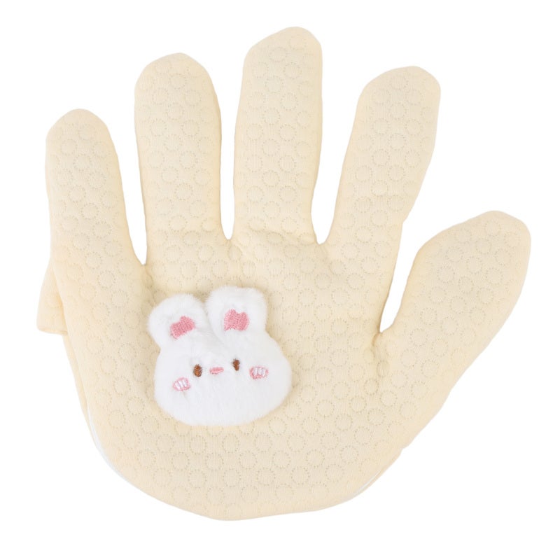 Infant Sleep Palm Hand Shape Glove Pillow Semen Cassiae Filling Parent Child Interaction Doll Toy for Cuddling Sleeping Beige - Image 1