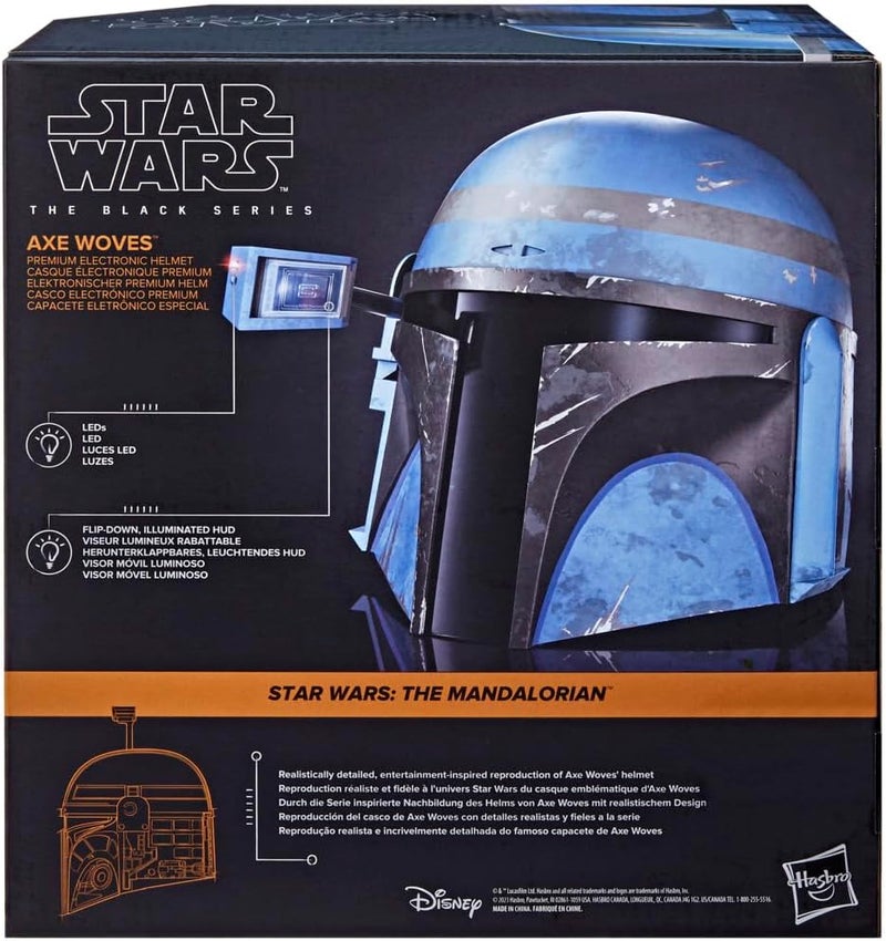 Star Wars The Black Series Axe Woves Premium Electronic Helmet - Image 5
