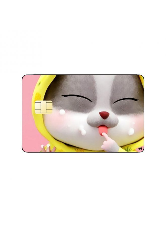 RKN PRINTED BANK CARD STICKER Cute Chibi Hamster Drawing - Image 2