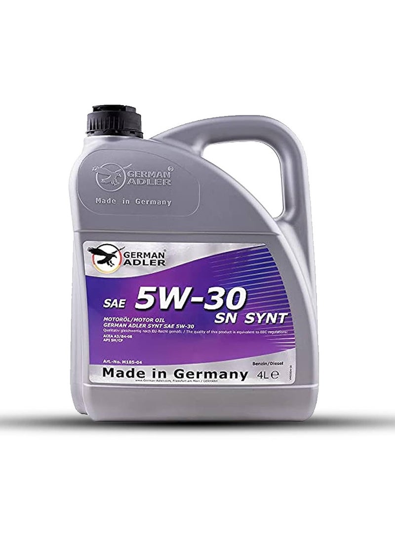 GERMAN ADLER German Adler oil - 4 liters - viscosity 5w30 SN - runs 10,000 kilometers - high quality 