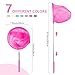 KISEER 7Piece Colorful Telescopic Kids Fishing Net Butterfly Net Catching Insects Bugs Beach Toys for Kids Outdoor Playing - Image 4