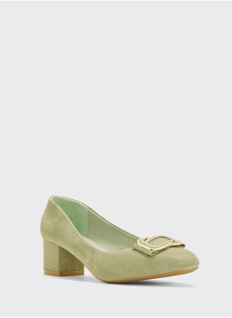 بيتك ستيبس Low Block Heeled Pump