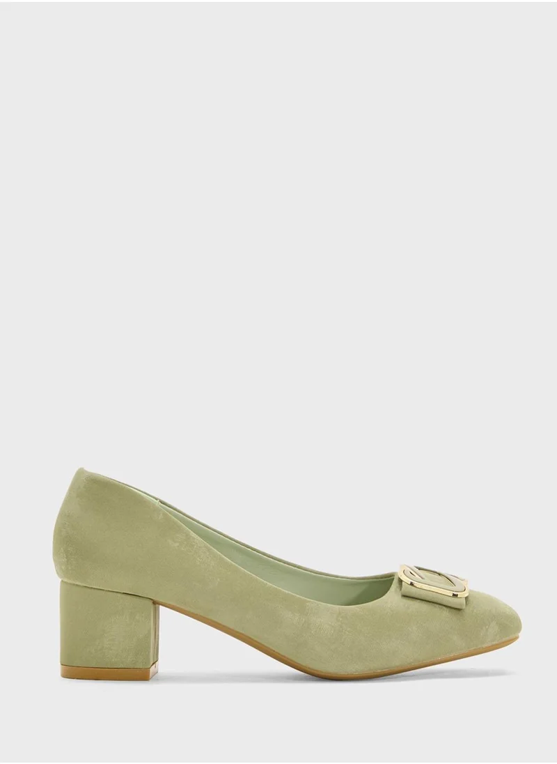 بيتك ستيبس Low Block Heeled Pump