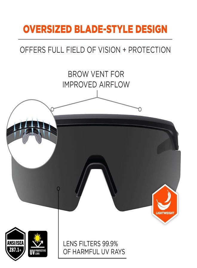 Ergodyne Skullerz AEGIR Anti Scratch Safety Glasses, Anti-Fog, ANSI z87.1 - Image 2